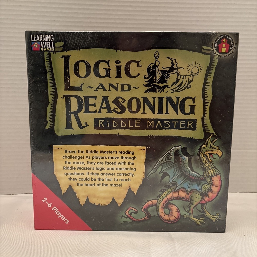 Learning Well Games Logic And Reasoning Riddle Master Educational Reading 3.5-5